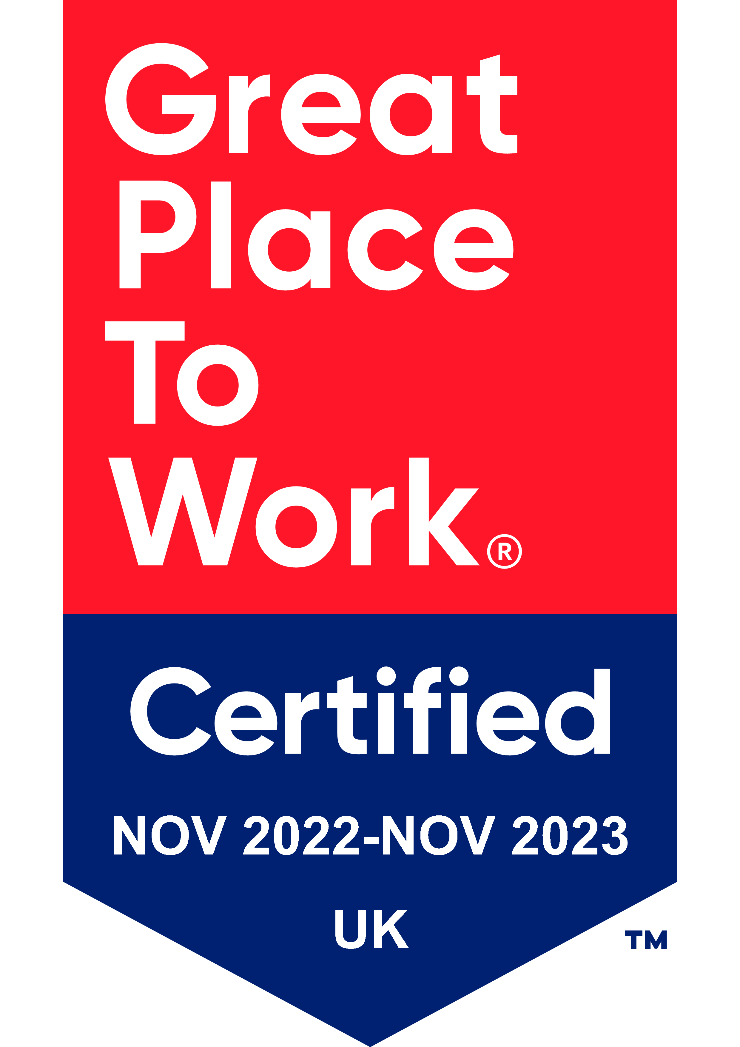 Great Place to Work Certified logo